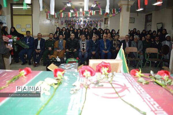 تشیع پیکر شهید گمنام در مراسم میهمانی لاله های روشن  فیروزکوه