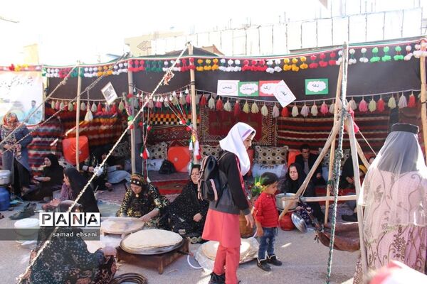 جشنواره فرهنگی بومی دبستان هیات امنایی شمس نجف آباد یاسوج