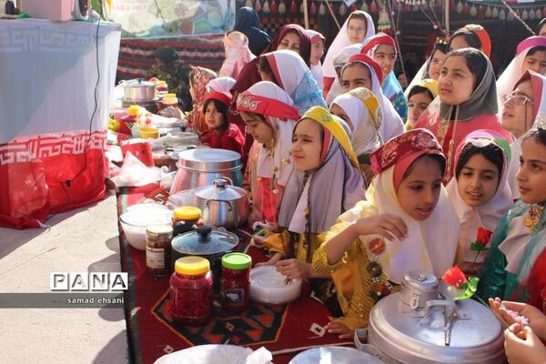 جشنواره فرهنگی بومی دبستان هیات امنایی شمس نجف آباد یاسوج