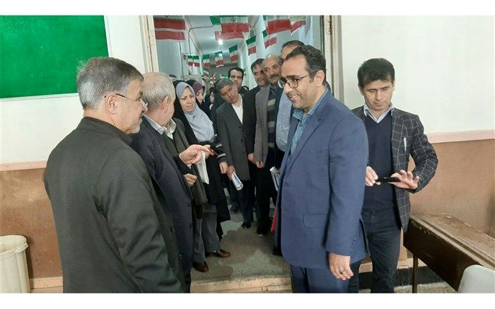 بازدید مدیران مدارس شهرقدس از دبیرستان البرز تهران