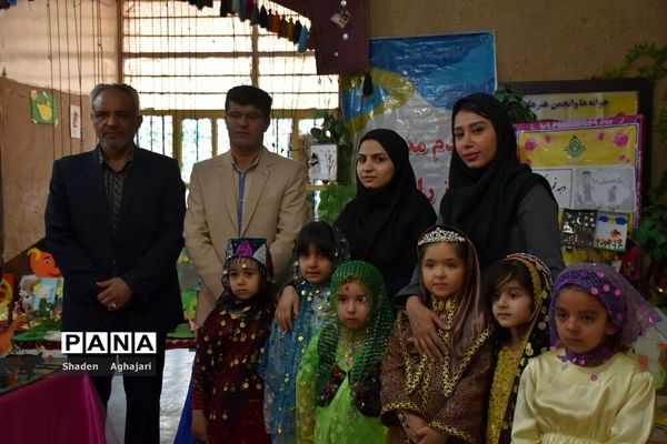 جشنواره سازه های خلاق ویژه پیش دبستانی ها شهرستان امیدیه