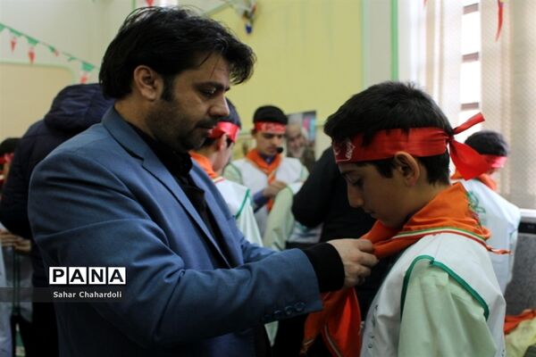 مراسم گرامیداشت پیروزی انقلاب اسلامی و چهلمین روز شهادت سردار سلیمانی با محوریت سازمان دانش آموزی