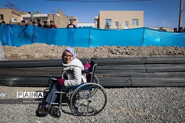 آیین خشت‌گذاری وآغاز عملیات ساخت مجتمع آموزشی استثنایی  شهیدسردار سلیمانی فشافویه