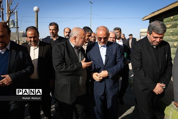 آیین خشت‌گذاری وآغاز عملیات ساخت مجتمع آموزشی استثنایی  شهیدسردار سلیمانی فشافویه