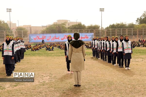 مانور2000نفری یاوران انقلاب نواحی 4گانه اهواز - یک