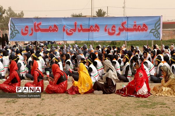 مانور2000نفری یاوران انقلاب نواحی 4گانه اهواز - یک