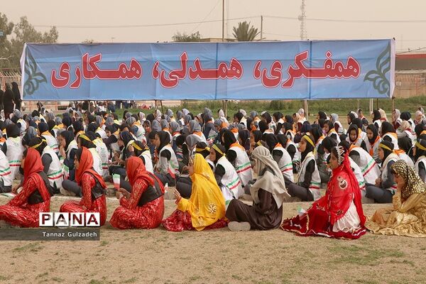 مانور2000نفری یاوران انقلاب نواحی 4گانه اهواز - یک