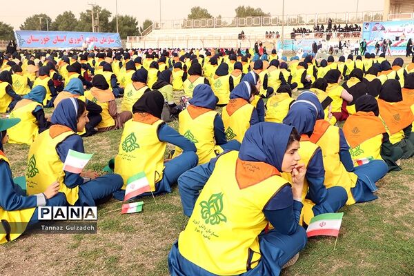 مانور2000نفری یاوران انقلاب نواحی 4گانه اهواز - یک