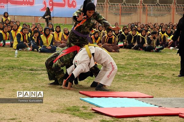 مانور2000نفری یاوران انقلاب نواحی 4گانه اهواز - یک