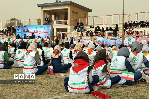 مانور2000نفری یاوران انقلاب نواحی 4گانه اهواز - یک