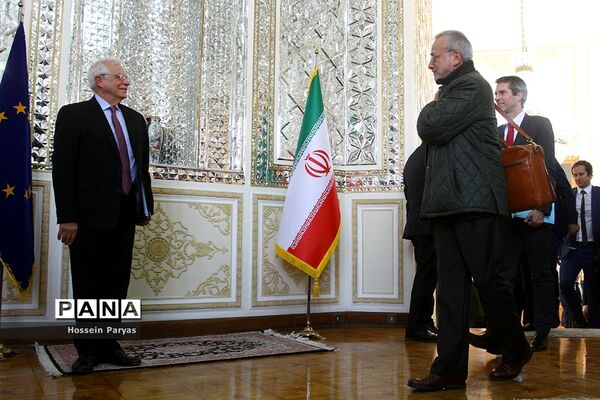 دیدار جوزف بورل هماهنگ کننده عالی سیاست خارجی اتحادیه اروپا با ظریف