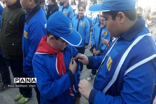 آیین توزیع شیر رایگان مدارس مسجدسلیمان