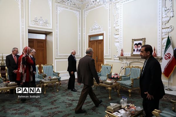 دیدار رئیس مجلس با مسئول سیاست خارجی اتحادیه اروپا