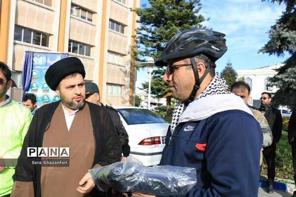 همایش دوچرخه‌سواری در ساری