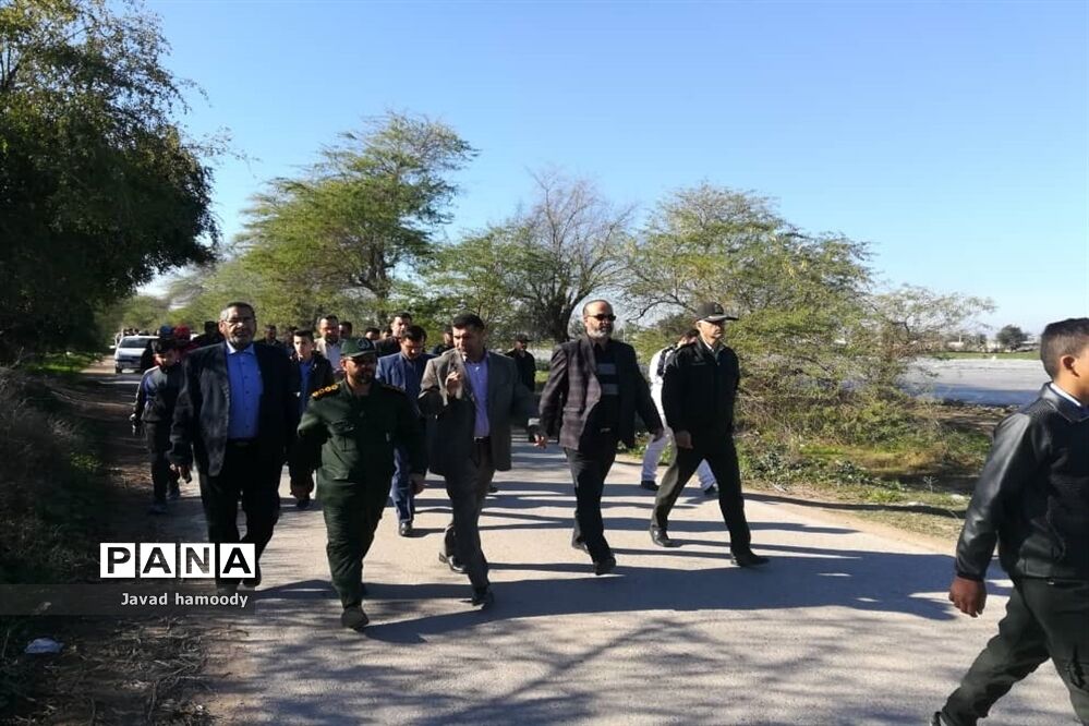 همایش پیاده روی فرهنگیان شهرستان حمیدیه