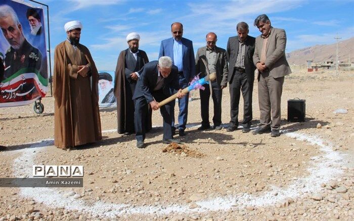 کلنگ زنی هنرستان پسرانه  شهیدسپهبدحاج قاسم سلیمانی  در جنت شهر
