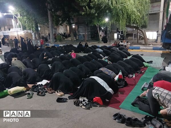 نماز استغاثه در خروش حماسی هفتاد و پنجم