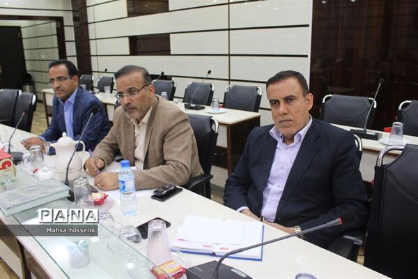 جلسه شورای اقامه نماز اداره کل آموزش و پرورش استان بوشهر