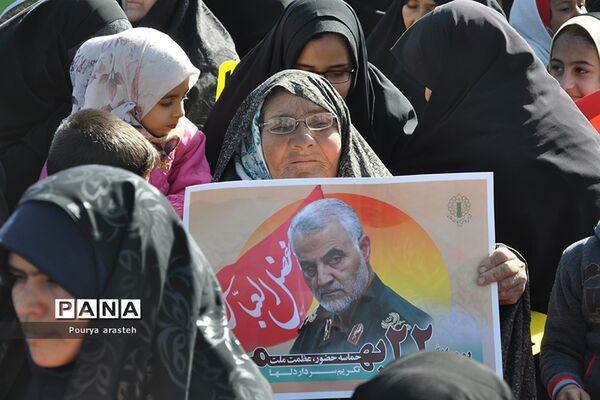 مراسم راهپیمایی ۲۲بهمن در شهرستان خوسف خراسان جنوبی