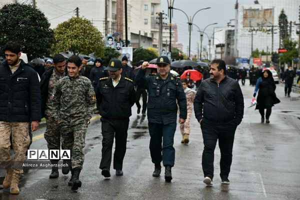 راه‌پیمایی  یوم الله 22 بهمن در بابلسر