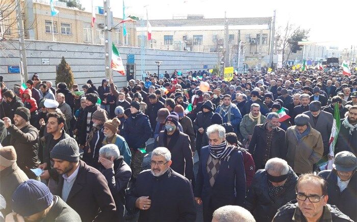 برگزاری راهپیمایی ۲۲ بهمن در شهرستان ورامین