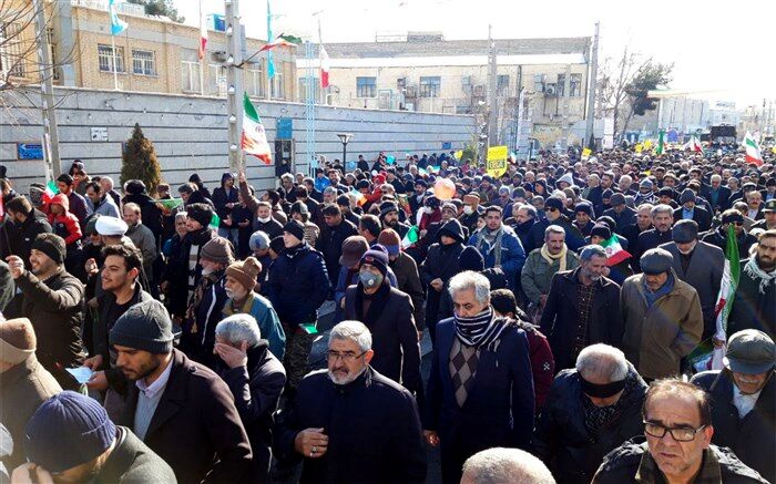 برگزاری راهپیمایی ۲۲ بهمن در شهرستان ورامین