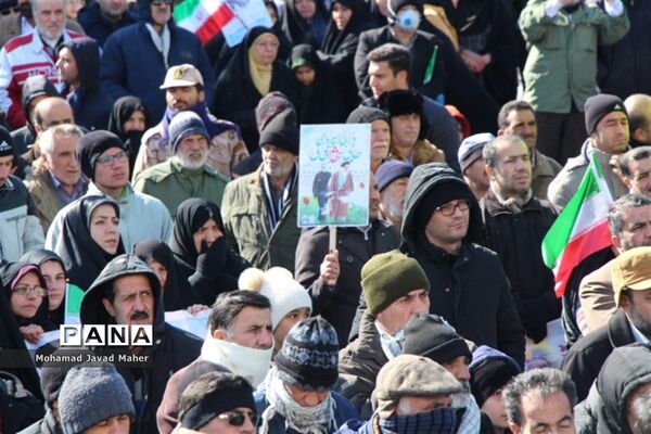 مراسم راهپیمایی 22 بهمن در شهرقدس(2)