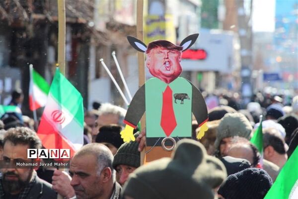 مراسم راهپیمایی 22 بهمن در شهرقدس(2)