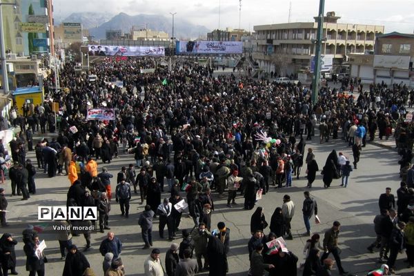 راهپیمایی ۲۲ بهمن در کرمانشاه