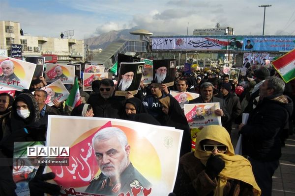 راهپیمایی ۲۲ بهمن در کرمانشاه