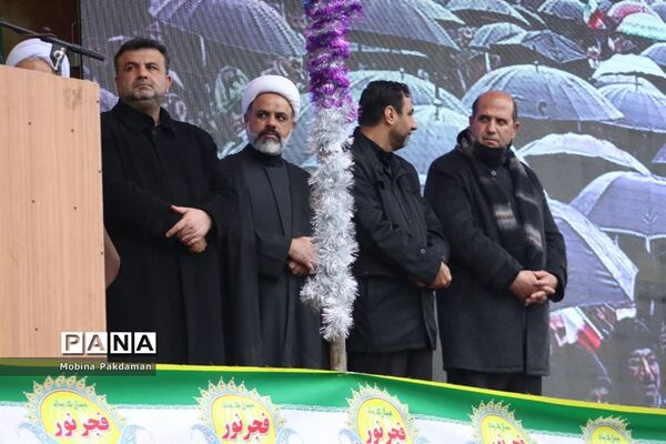 راه‌پیمایی مردم ساری در روز ۲۲ بهمن