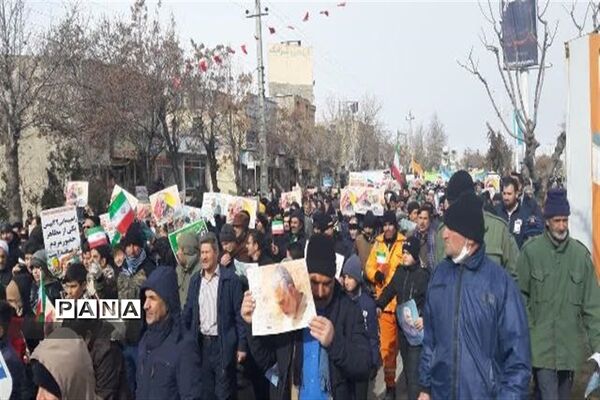 راهپیمایی باشکوه 22 بهمن 98 زنجان