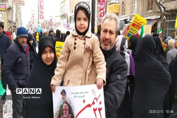 راهپیمایی باشکوه 22 بهمن 98 زنجان