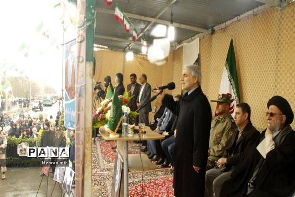 راهپیمایی پرشور 22 بهمن در گلستان