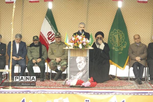 راهپیمایی پرشور 22 بهمن در گلستان