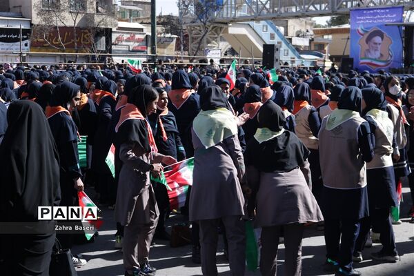 حضور مردم شیراز در راهپیمایی چهل و یکمین سال پیروزی انقلاب اسلامی