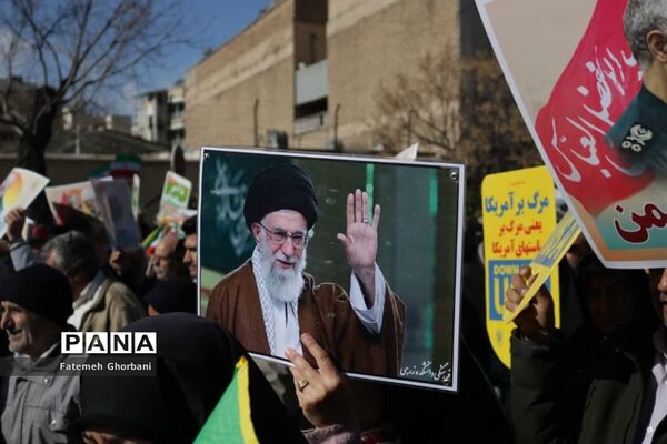 حضور مردم شیراز در راهپیمایی چهل و یکمین سال پیروزی انقلاب اسلامی