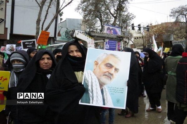راهپیمایی یوم الله 22 بهمن ماه درخراسان شمالی