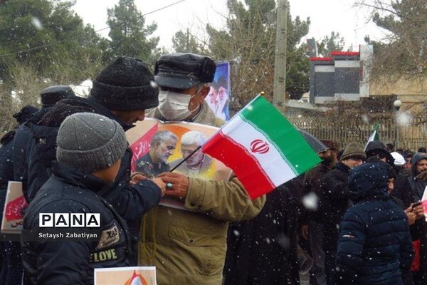 راهپیمایی یوم الله 22 بهمن ماه درخراسان شمالی