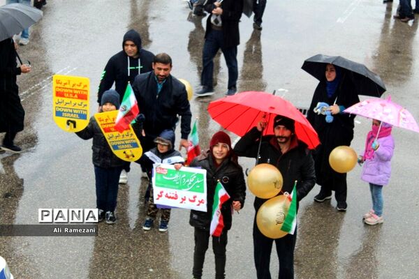 راه‌پیمایی روز 22 بهمن در قائم‌شهر