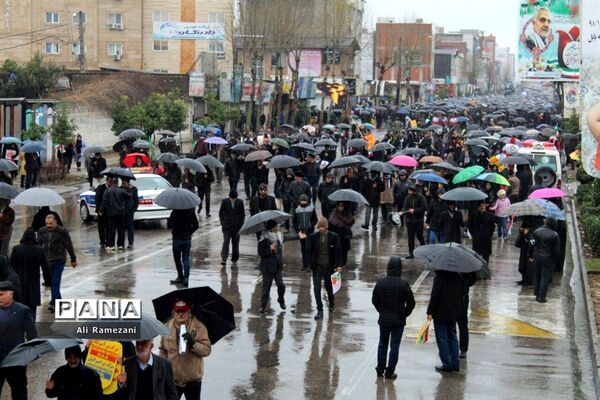 راه‌پیمایی روز 22 بهمن در قائم‌شهر