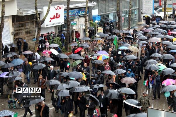 راه‌پیمایی روز 22 بهمن در قائم‌شهر