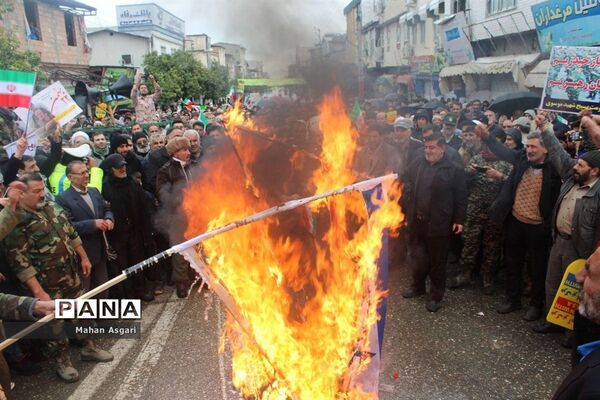 راه‌پیمایی روز 22 بهمن در گلوگاه