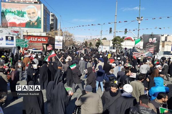 راهپیمایی 22 بهمن در قم