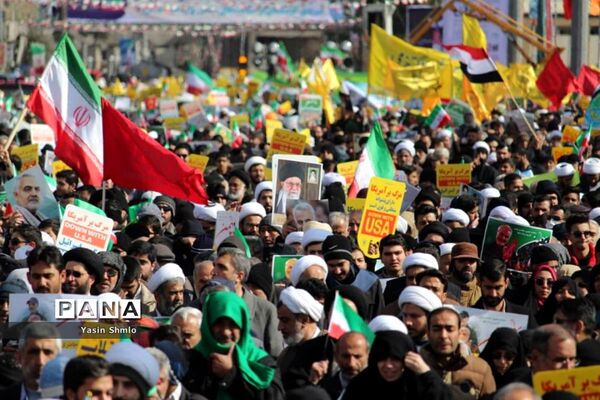 راهپیمایی 22 بهمن در قم