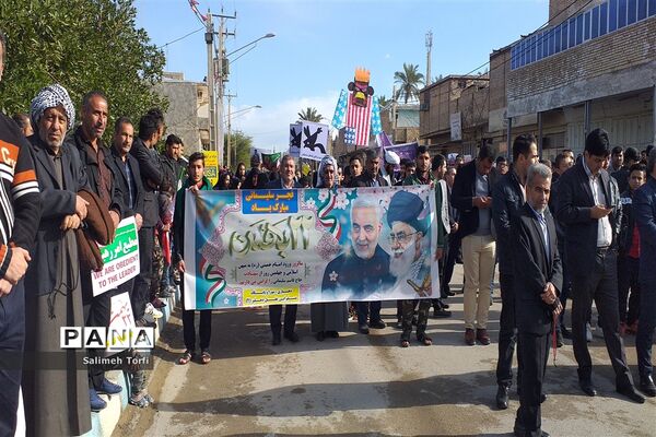 مراسم راهپیمایی ۲۲بهمن ۹۸ شهرستان حمیدیه