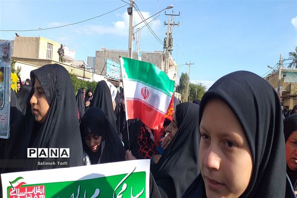مراسم راهپیمایی ۲۲بهمن ۹۸ شهرستان حمیدیه