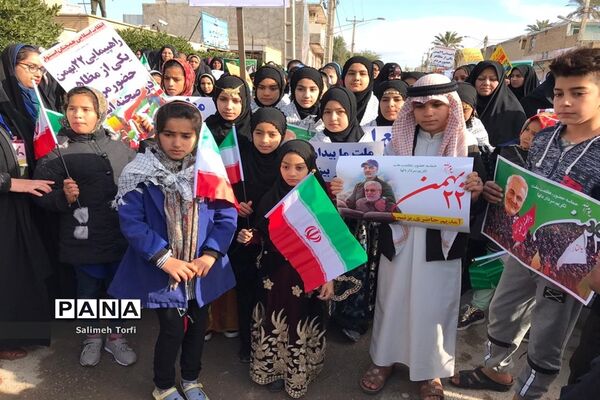 مراسم راهپیمایی ۲۲بهمن ۹۸ شهرستان حمیدیه