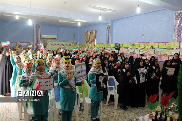 طرح ملی لاله های روشن در دبستان دخترانه عترت برازجان