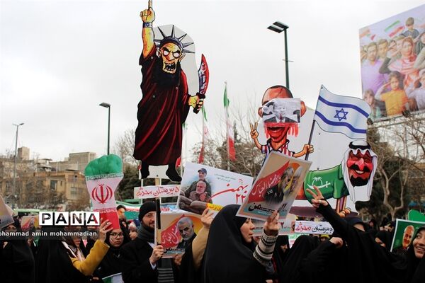 راهپیمایی 22 بهمن در مشهد
